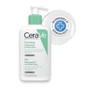 CeraVe Foaming Oil Free Cleanser for Oily skin