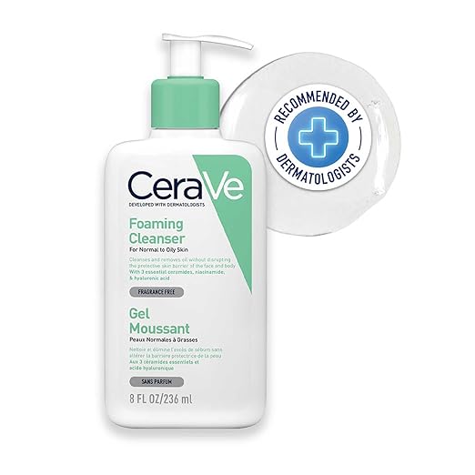 CeraVe Foaming Oil Free Cleanser for Oily skin