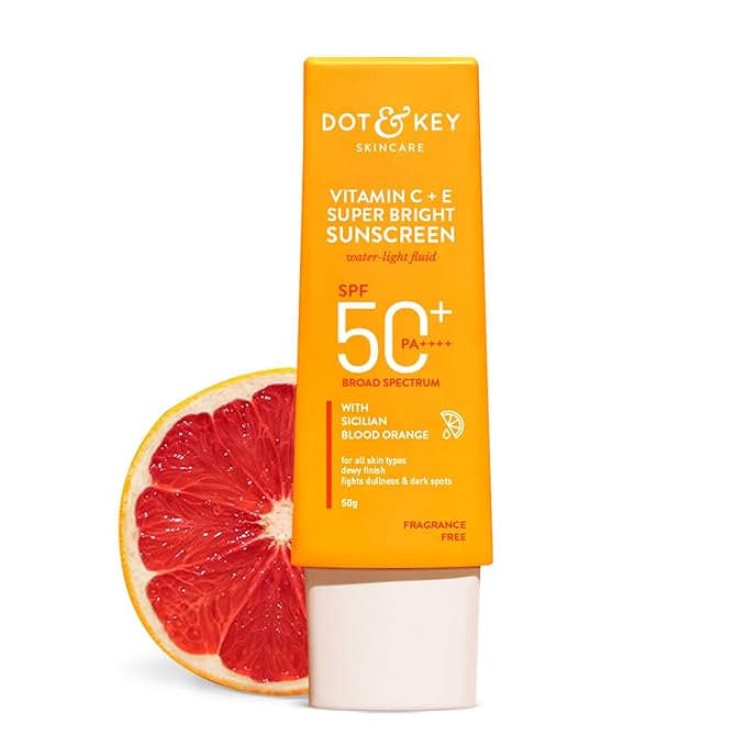 Dot & Key Vitamin C + E Super Bright Sunscreen SPF 50 | Glowing & Even Tone