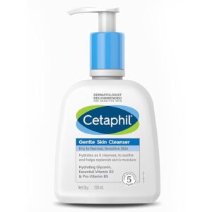 Cetaphil Gentle Skin Cleanser 250ml | Hydrating Face Wash for Dry & Sensitive Skin