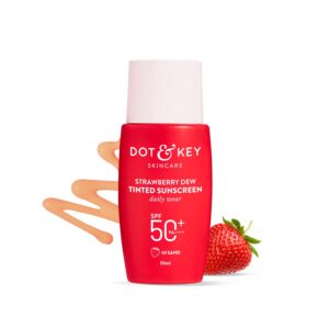 Dot & Key Strawberry Dew Tinted Sunscreen SPF 50 | Glowing & Even Tone