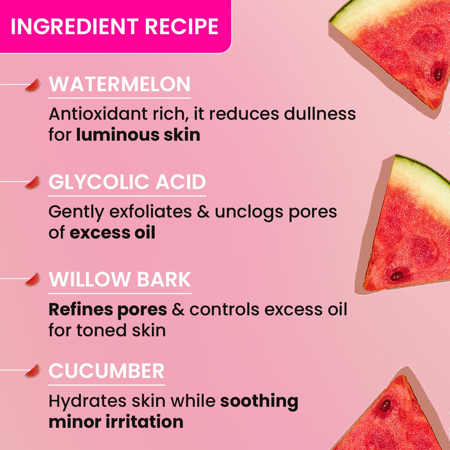 Dot & Key Watermelon & Glycolic Superglow Pore Tightening Toner | Alcohol-Free - Image 2